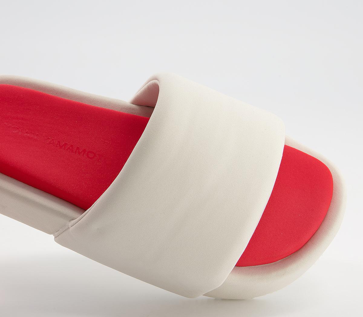 y3 leather slides