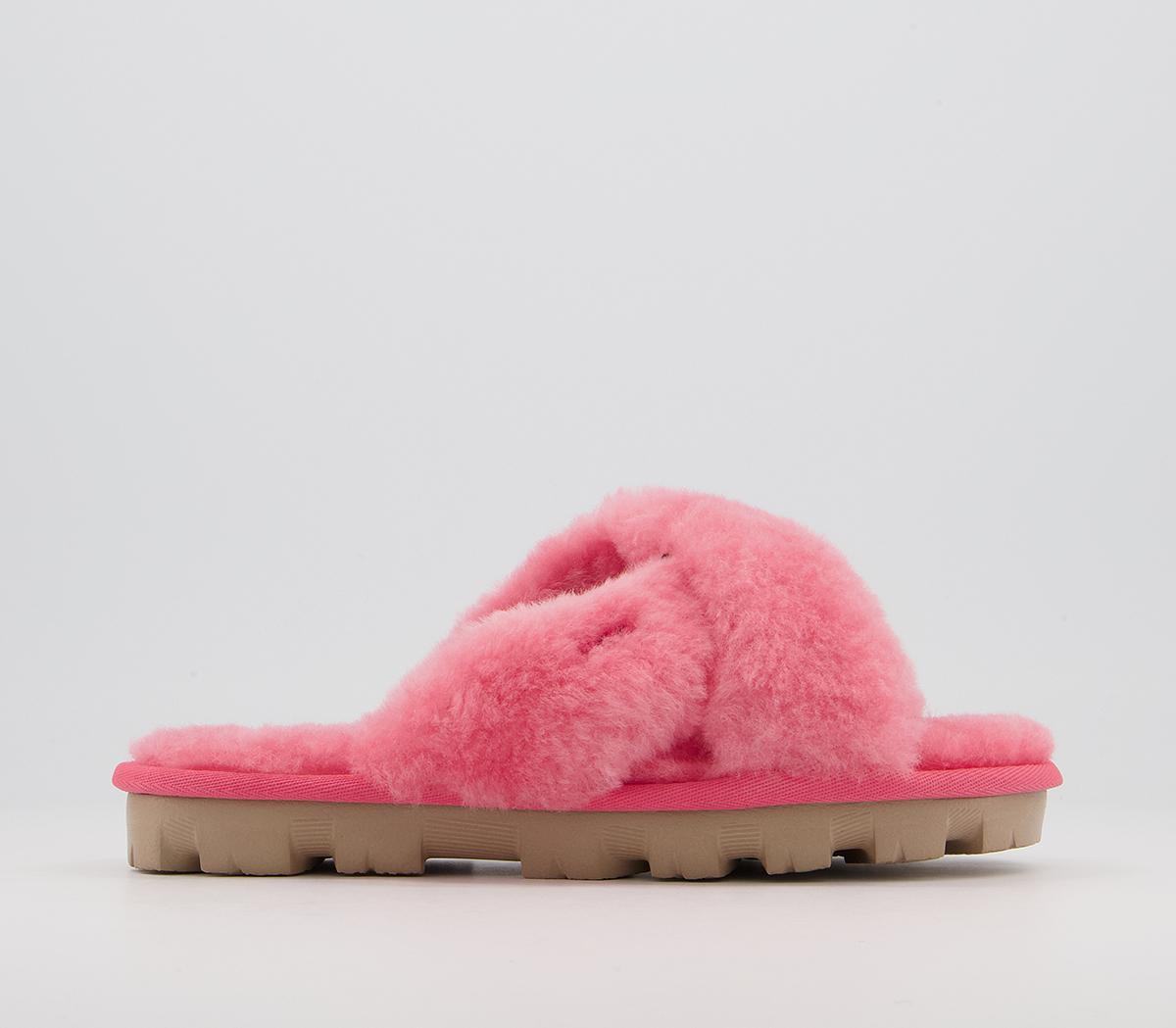 ugg fuzzette slippers pink