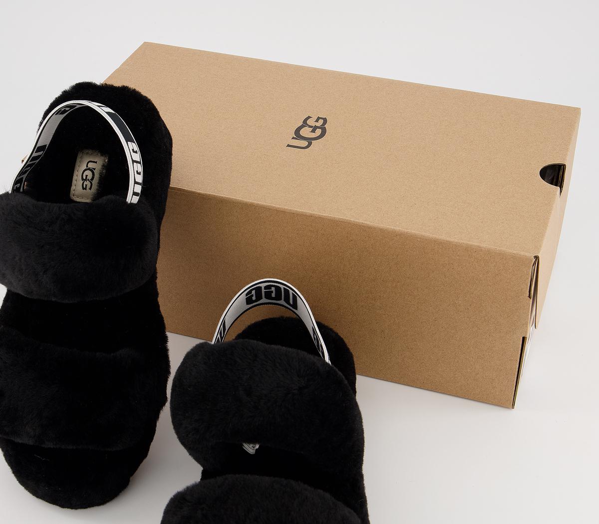 UGG Oh Yeah Slippers Black - Flats