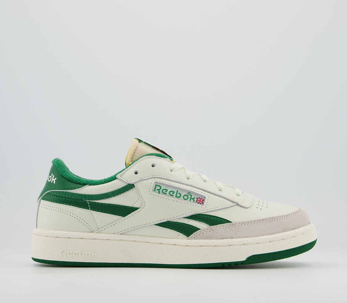 reebok green trainers