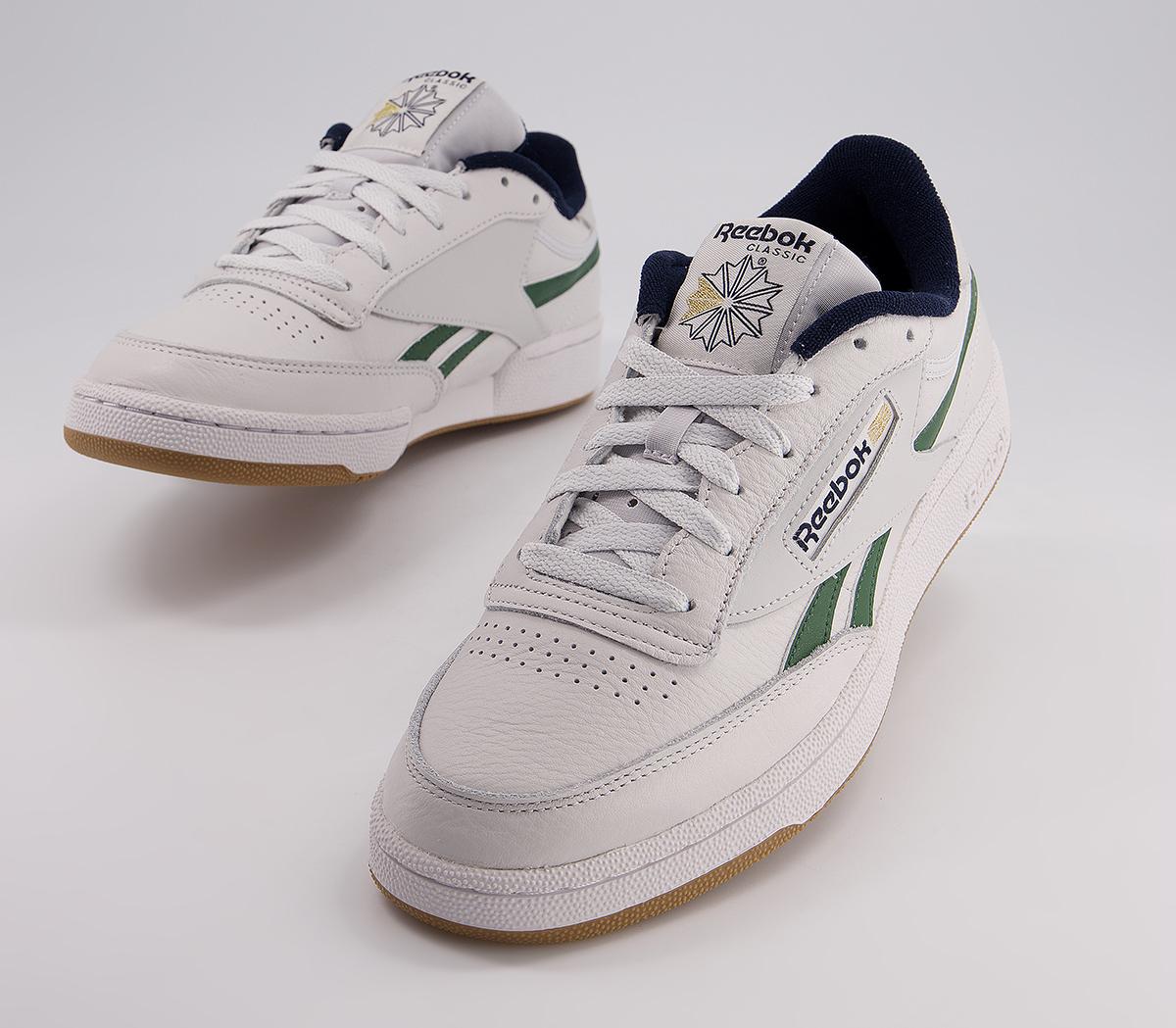 Reebok Club C Revenge Trainers Porcelain Green Navy - His trainers