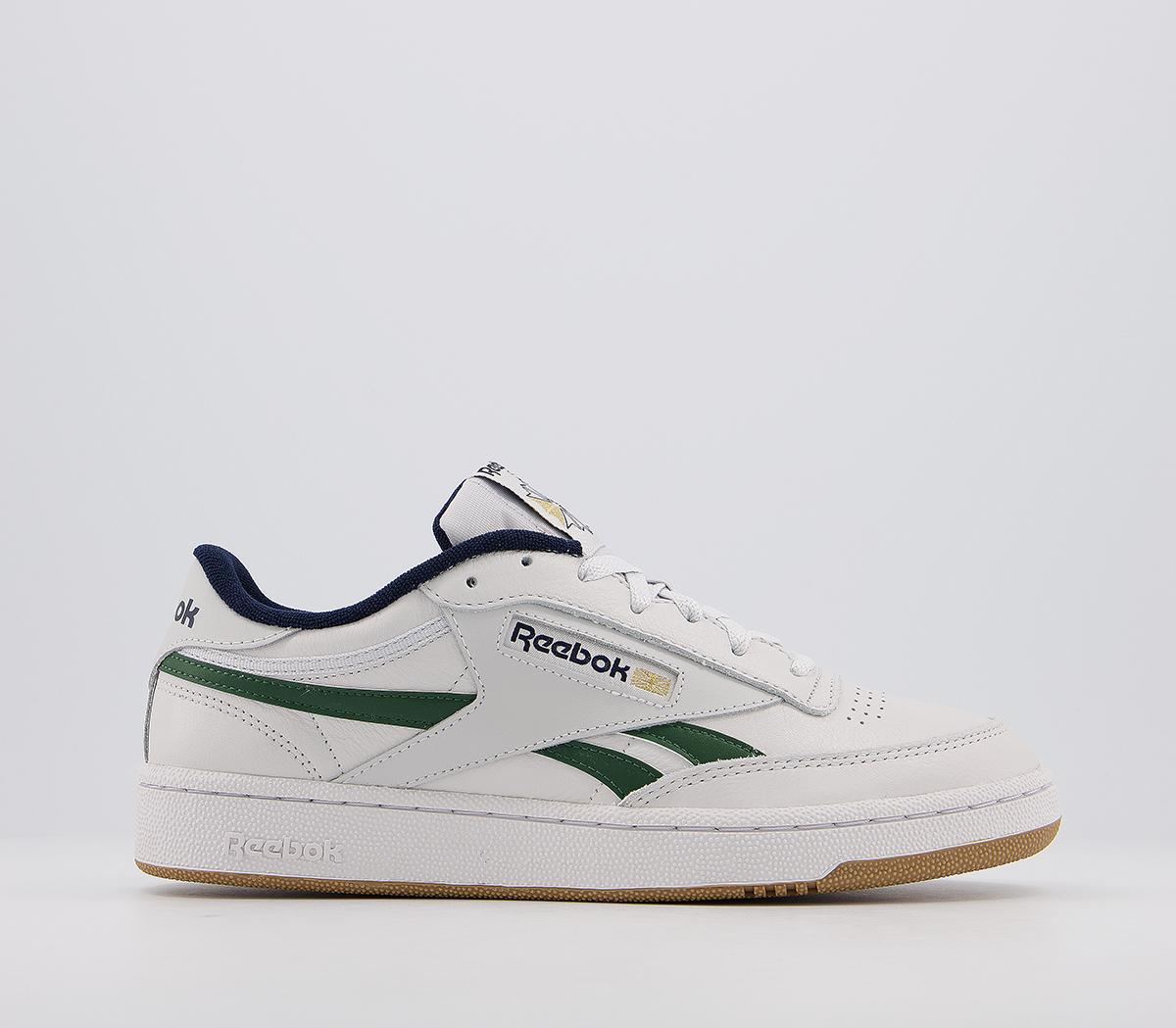 Reebok Club C Revenge Trainers Porcelain Green Navy - His trainers