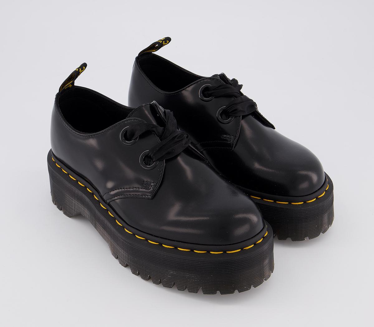 Dr. Martens Holly 2 Eye Shoes Black - Flat Shoes for Women