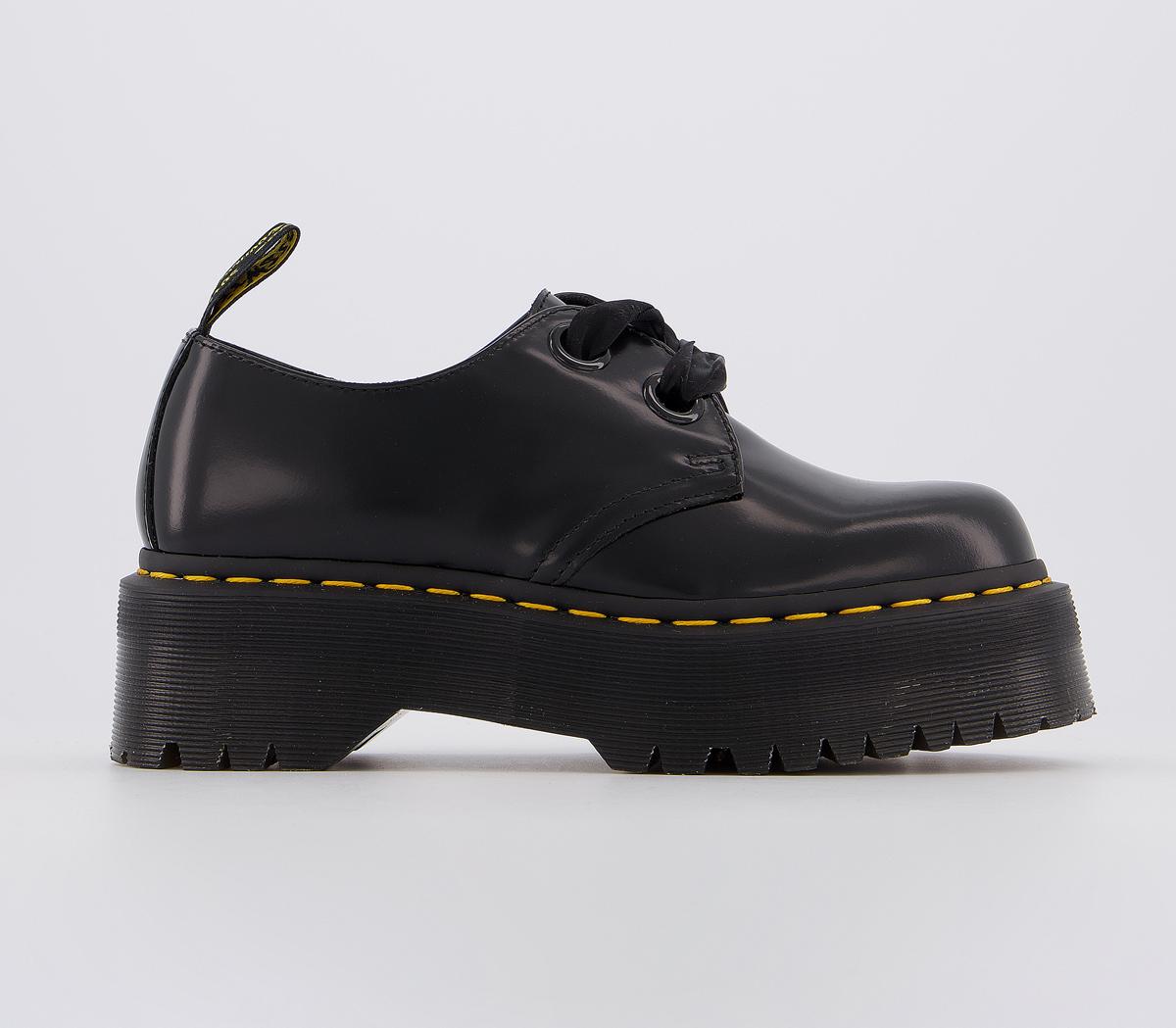 Dr. Martens Holly 2 Eye Shoes Black - Flat Shoes for Women