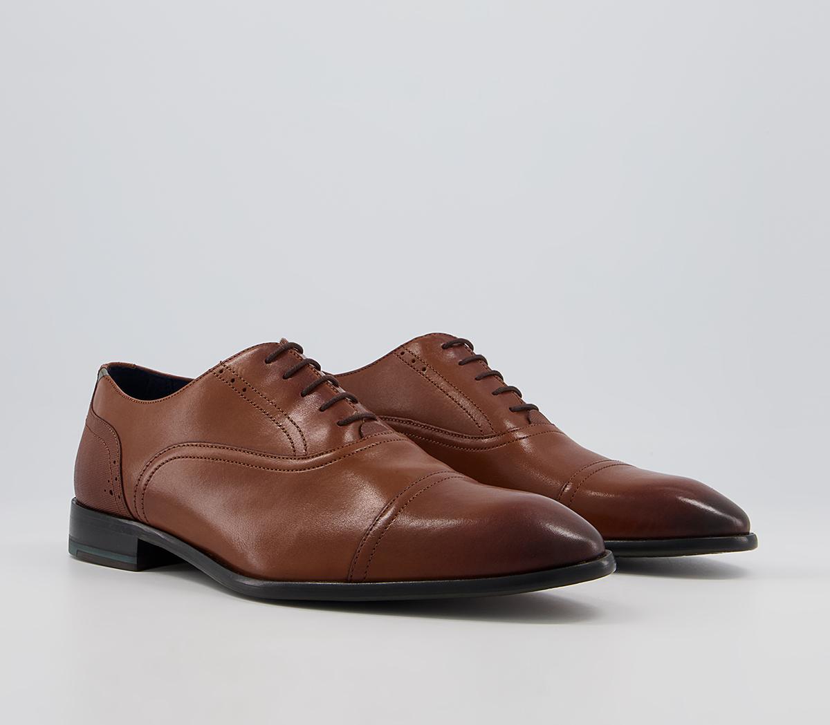Ted Baker Circass Toecap Oxford Shoes Tan - Men’s Smart Shoes