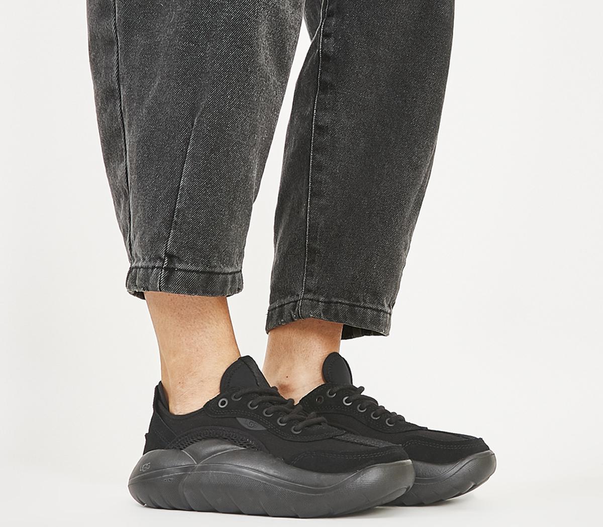 UGG La Cloud Low Trainers Black - Flat 