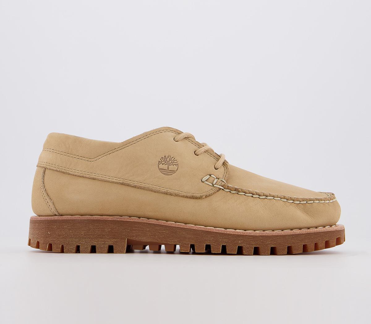 timberland beige boat shoes