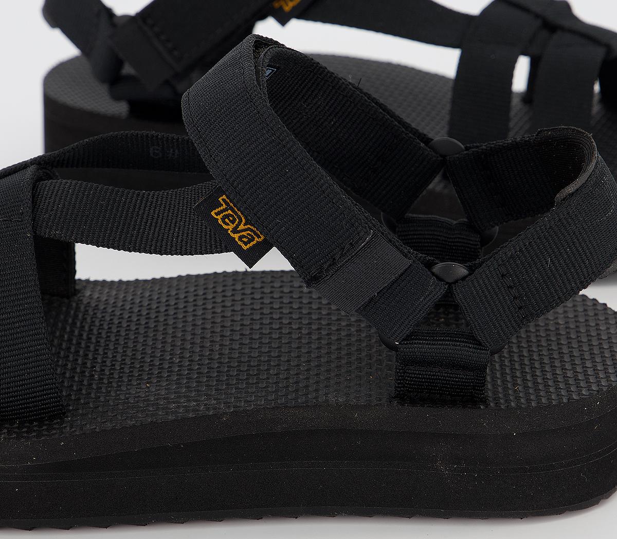 black tevas midform