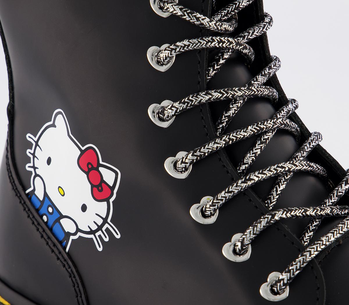 hello kitty jadon leather platform boots