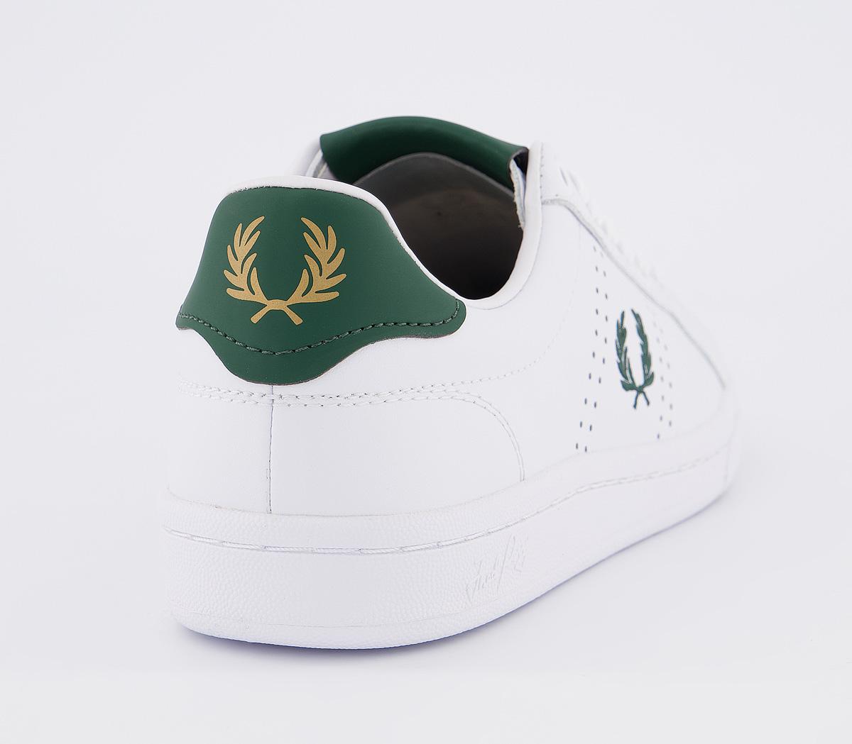 fred perry b721 leather white