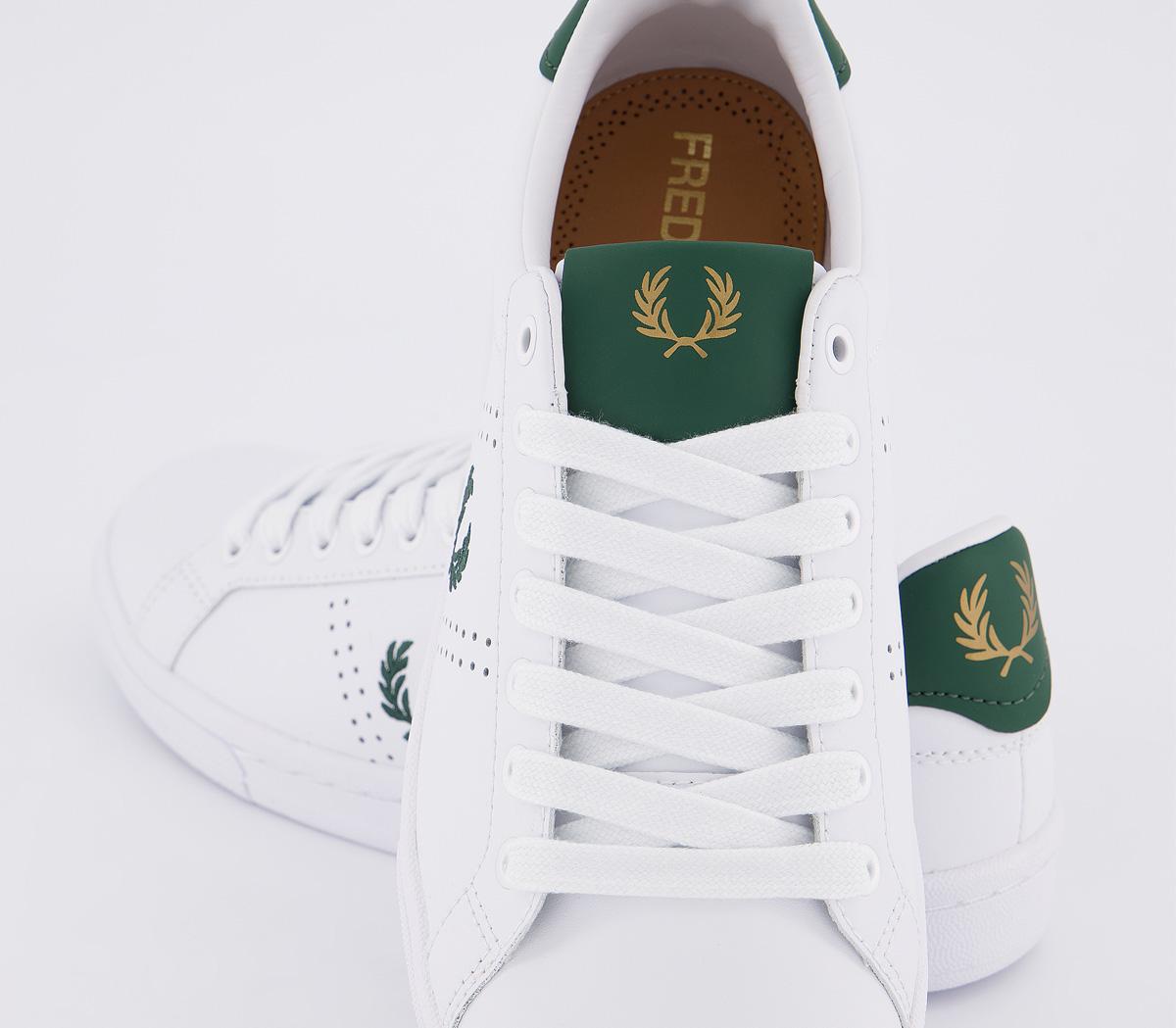 fred perry b721 leather white