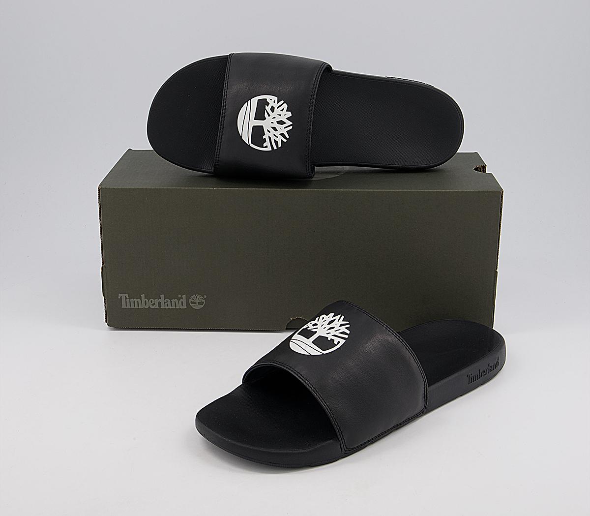 Timberland Playa Sands Sports Slides Black - Men’s Sandals