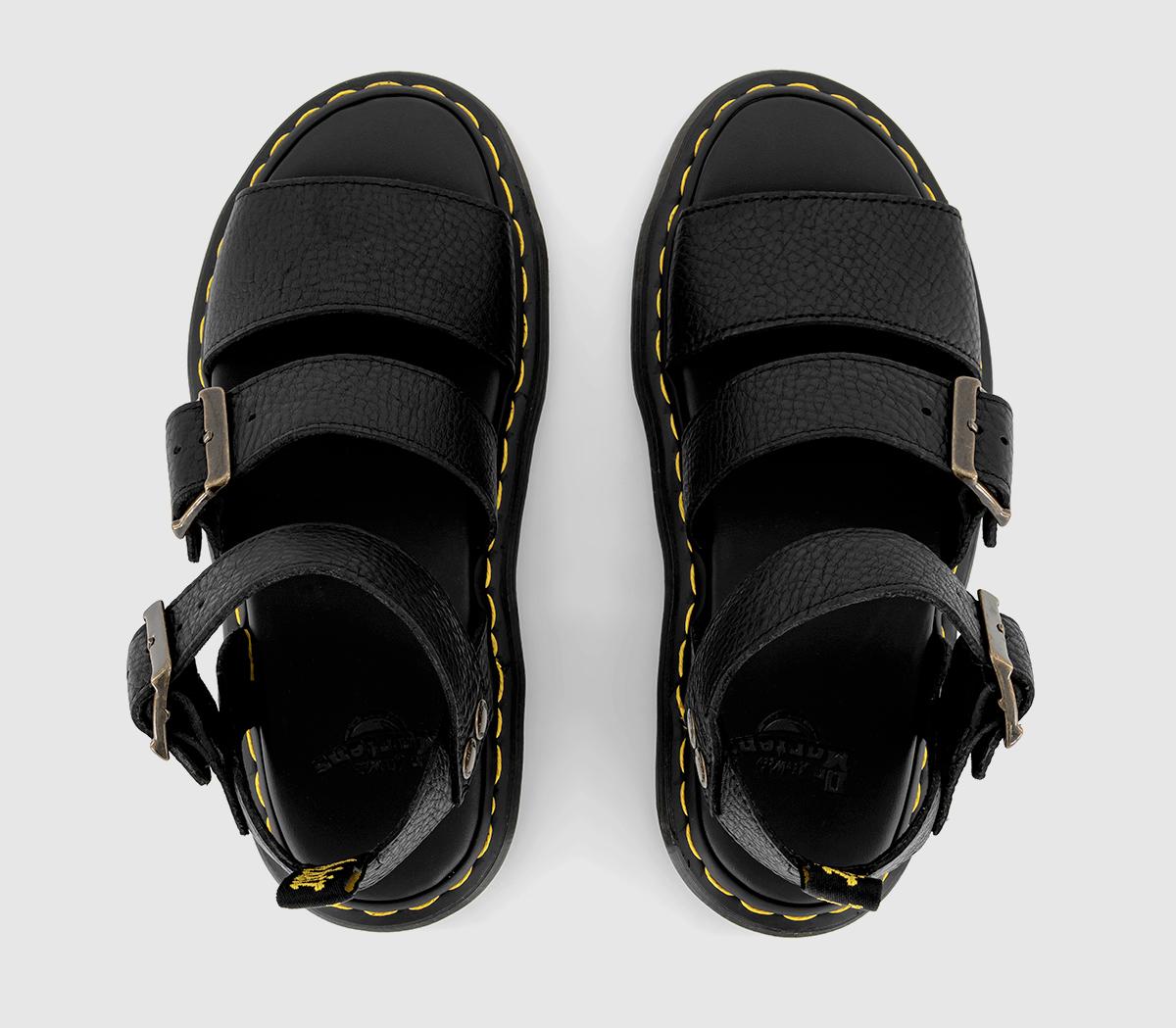 Dr. Martens Gryphon Quad Sandals Black - Women’s Sandals