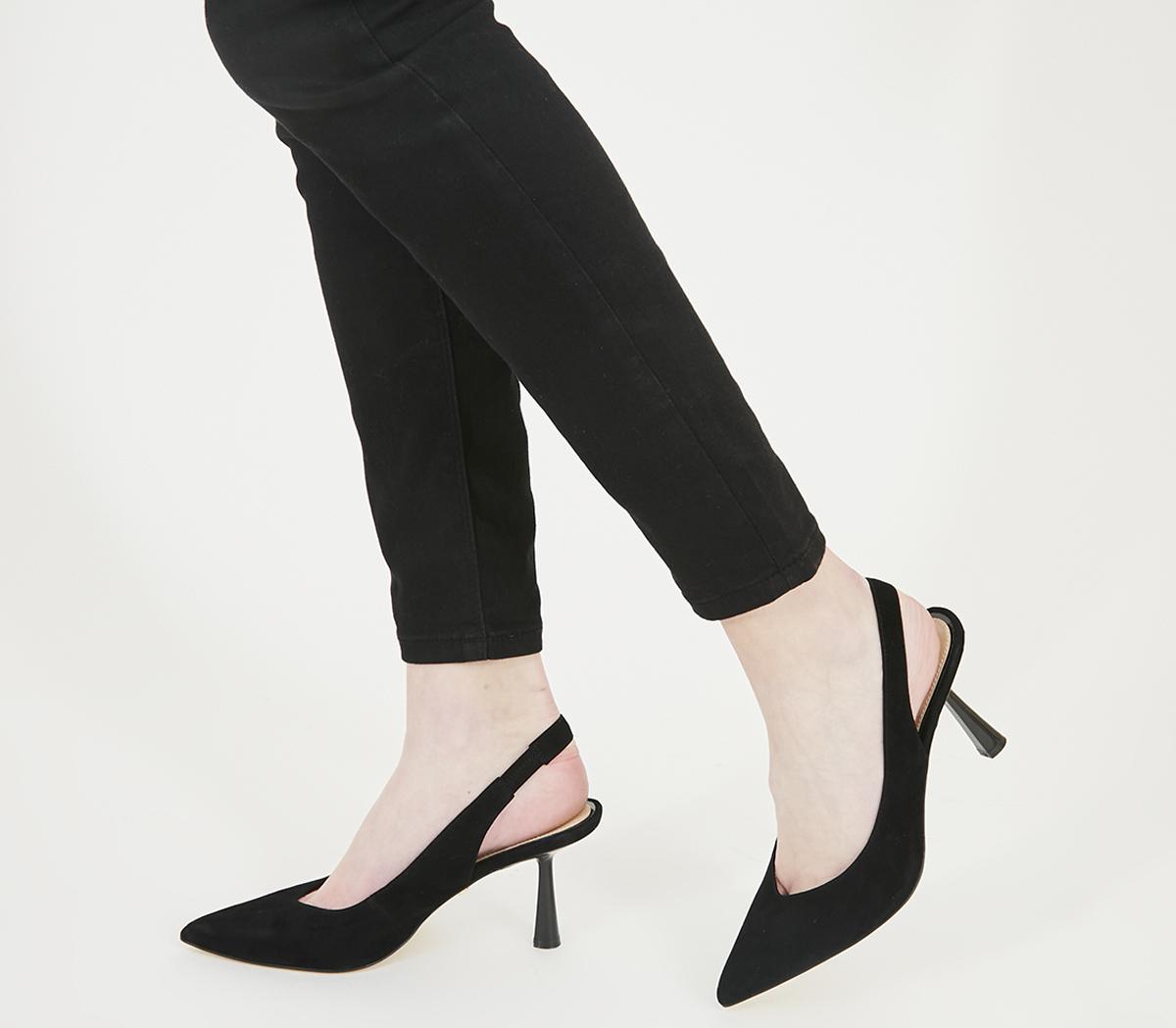 office black slingbacks
