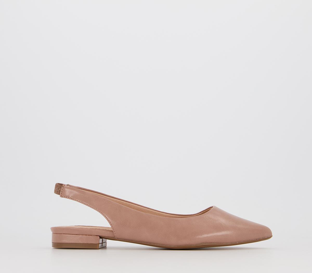 Office Flavour Pointed Slingback Flats 