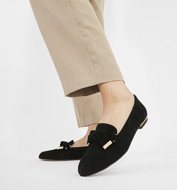 women flat office shoes
