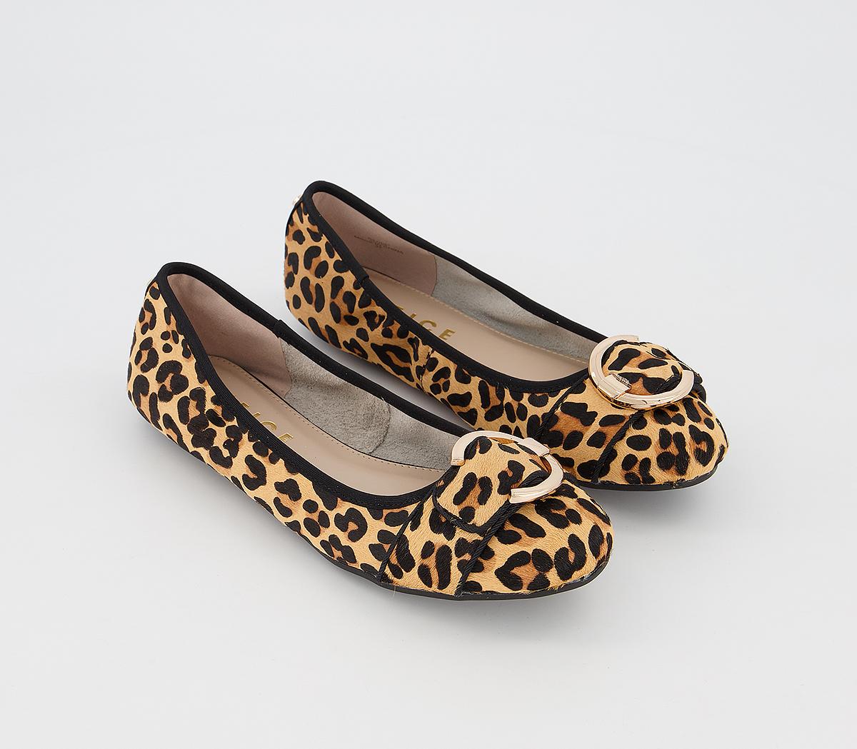 ballerina leopard flats