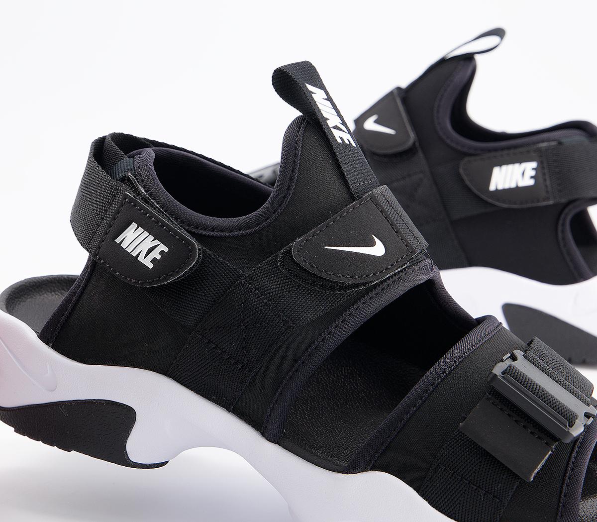 Nike Canyon Sandals Black White F - Sandals