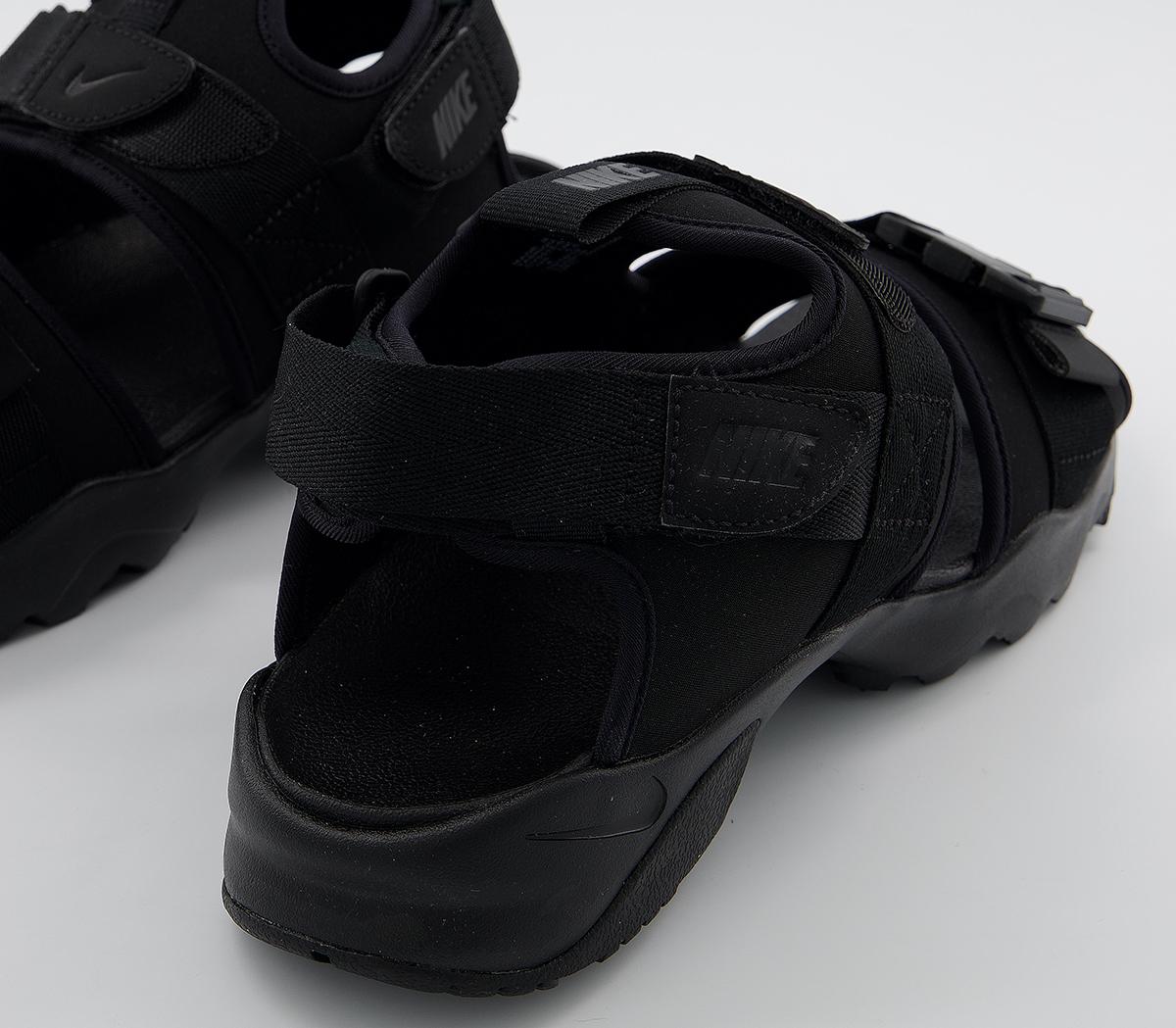  Nike  Canyon  Sandals  Black  Black  Black  F Men s Sandals 