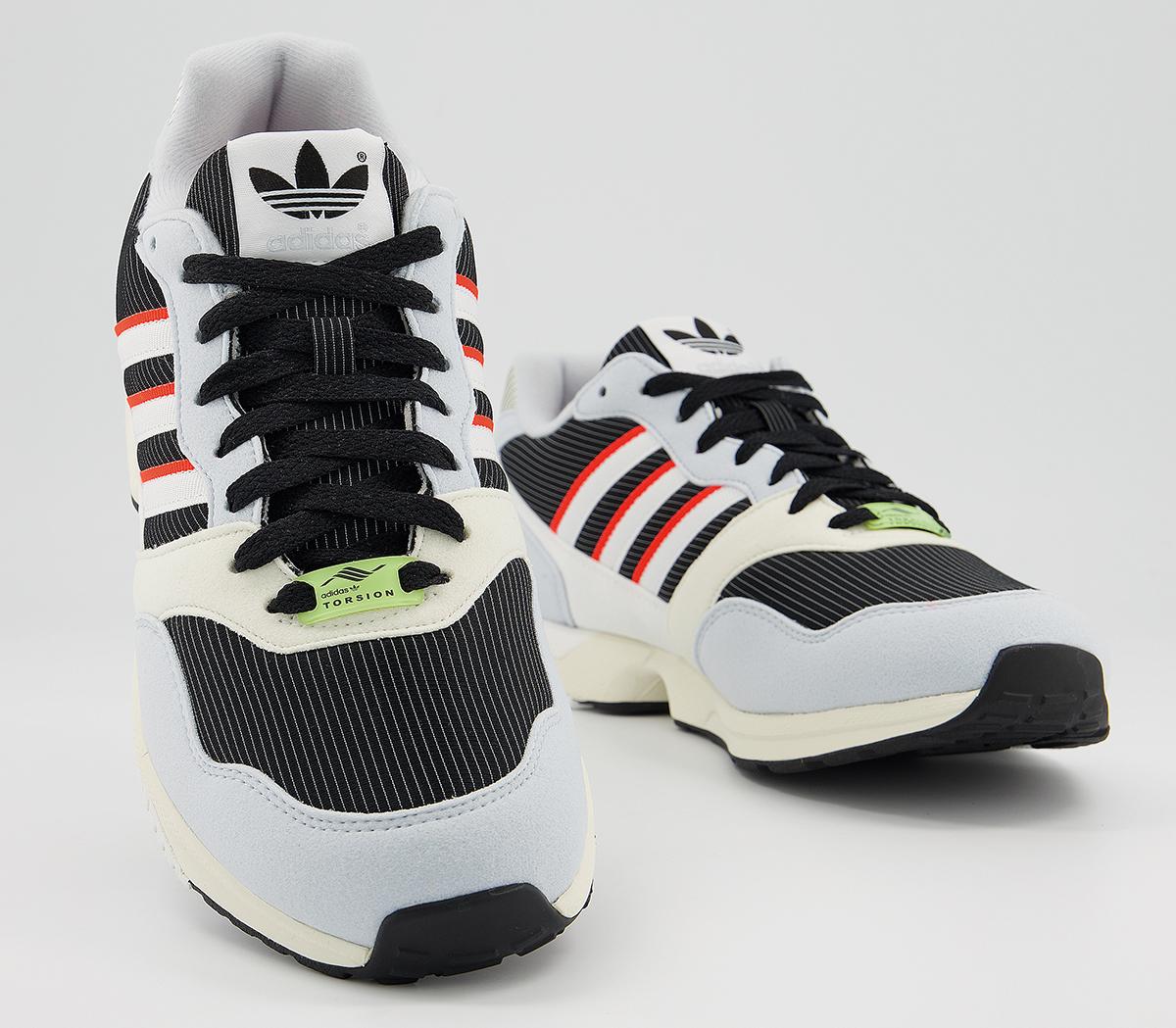 adidas Zx10000 Trainers Black White Blue - His trainers