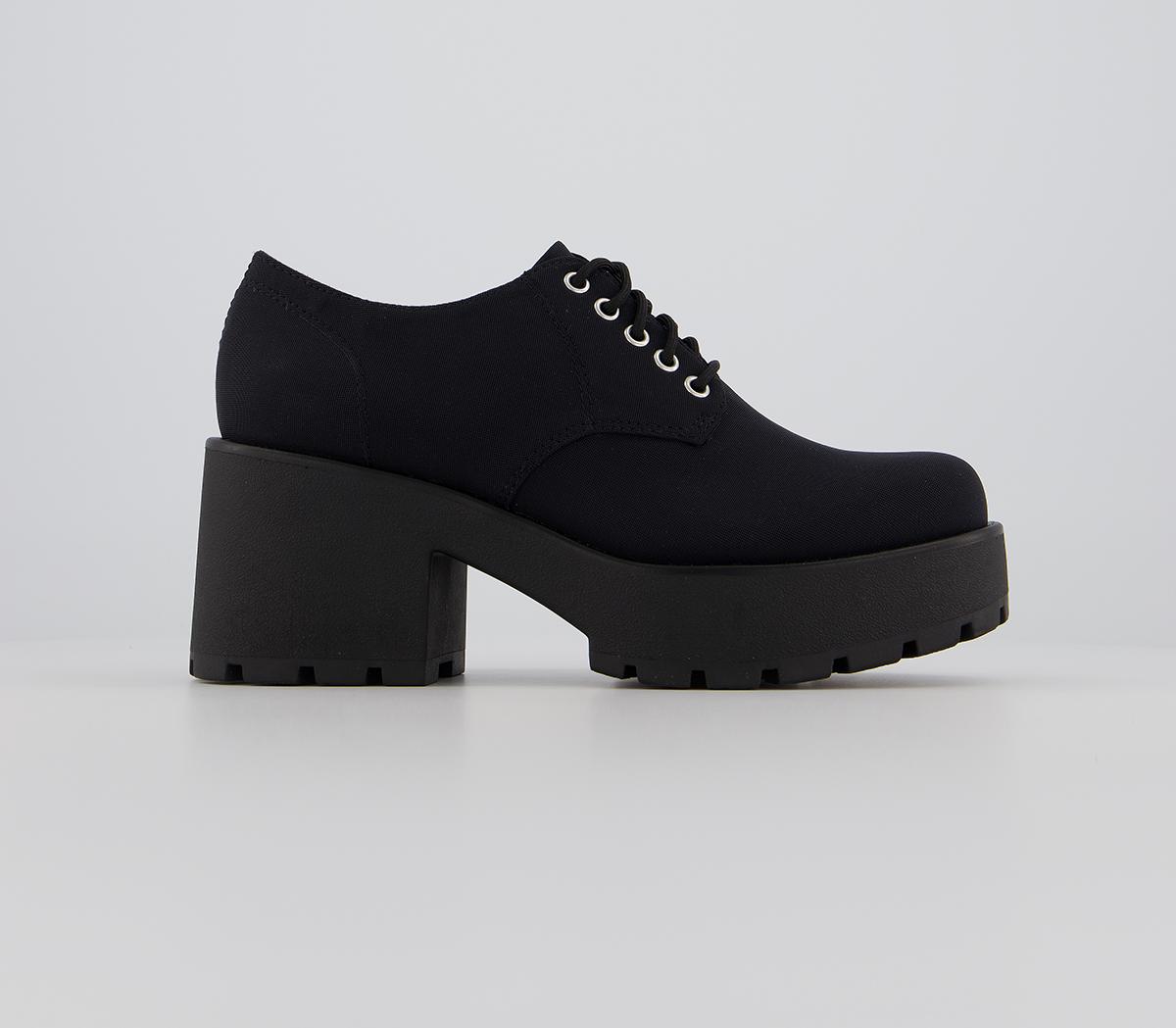 Shoemakers Dioon Canvas Black - Mid Heels
