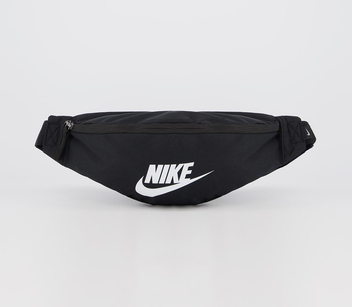 Nike Heritage Fanny Pack Black White - Accessories