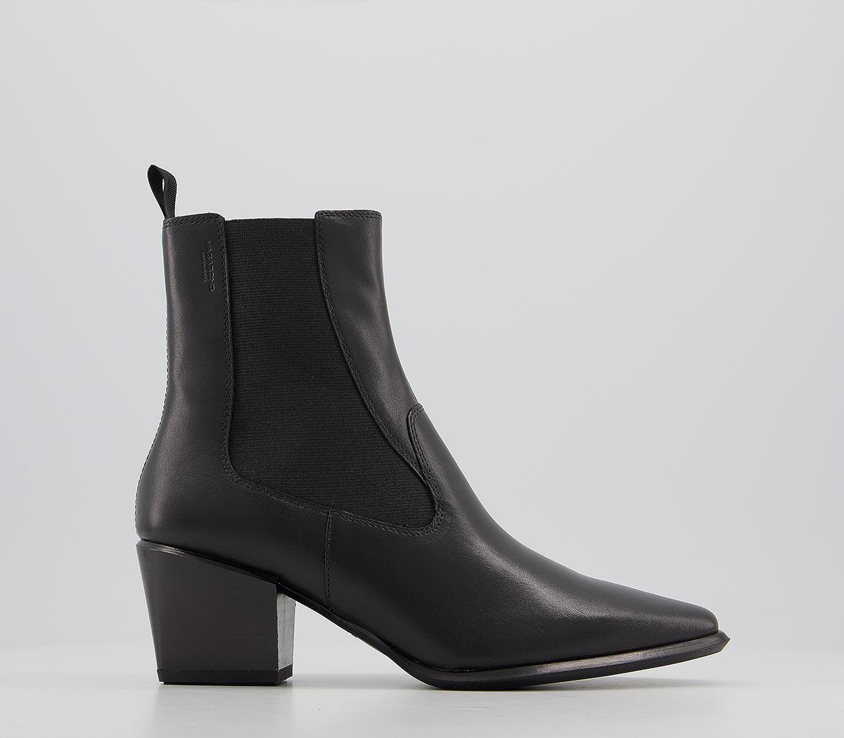 Vagabond Shoemakers Betsy Heel Chelsea Boots Black - Ankle Boots