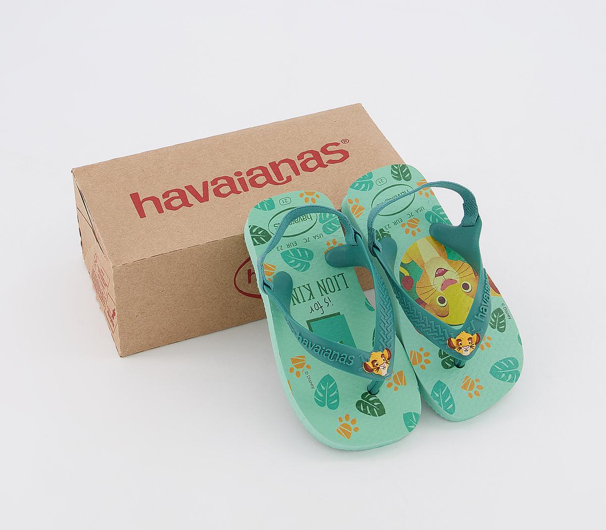 Havaianas Hav Baby Sandals Simba Disney Green - Unisex