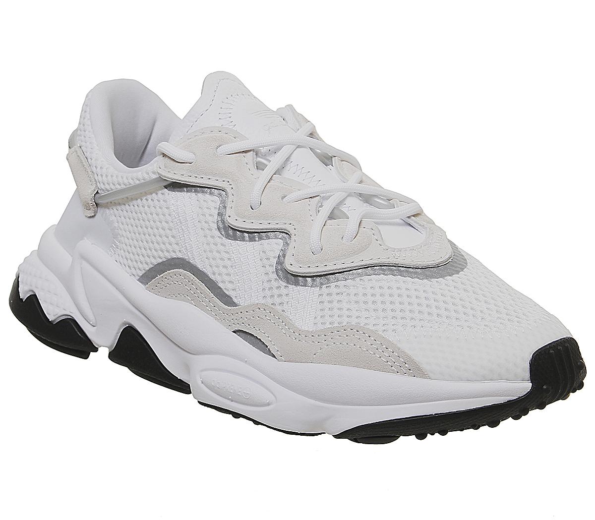 adidas Ozweego Jnr Trainers White White Core Black - Hers trainers