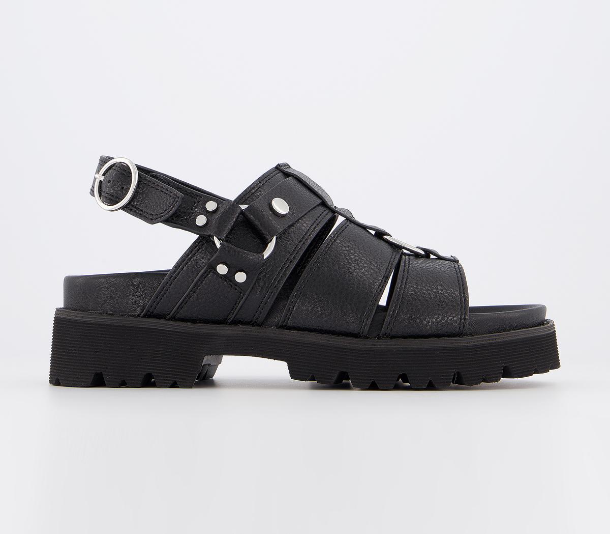 Buffalo Juno Sandals Black - Women’s Sandals