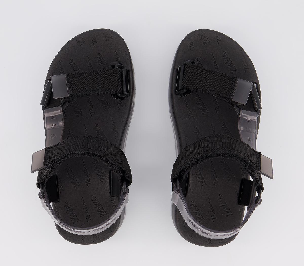 Melissa Rider Papete Platform Sandals Black - Women’s Sandals