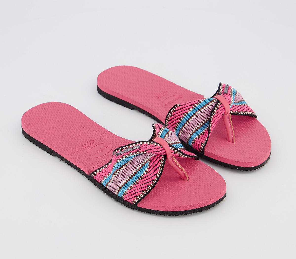Havaianas You St Tropez Fita Flip Flops Pink - Women’s Sandals