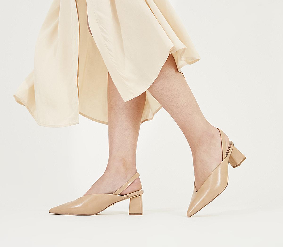 peach court shoes