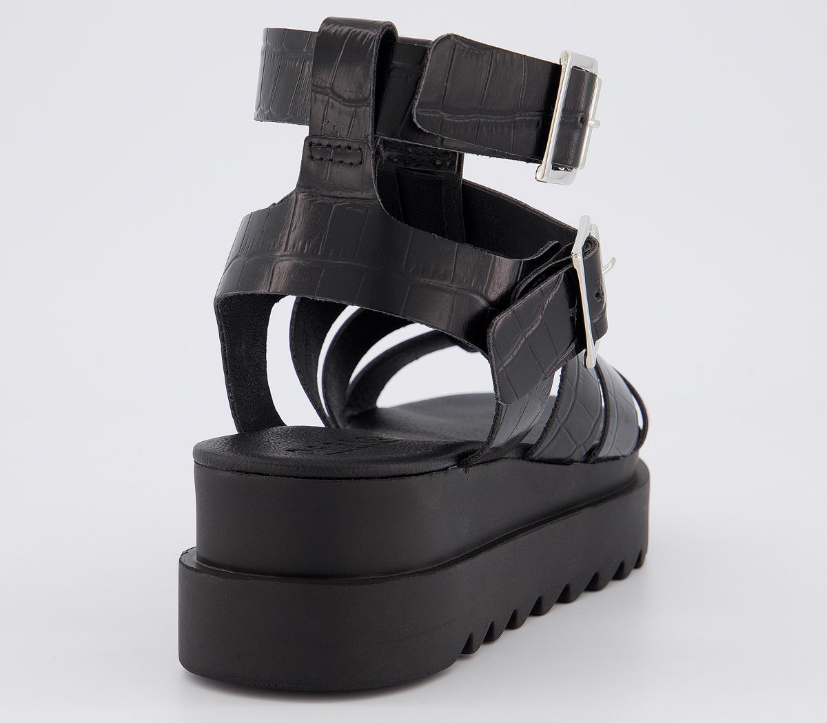 chunky gladiator heels