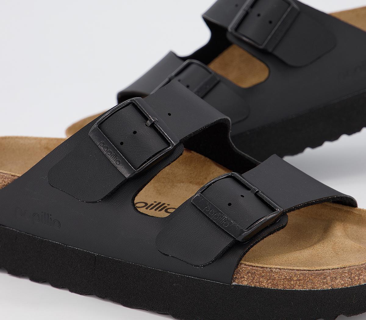 BIRKENSTOCK Papillio Arizona Platform Sandals Black - Women’s Sandals