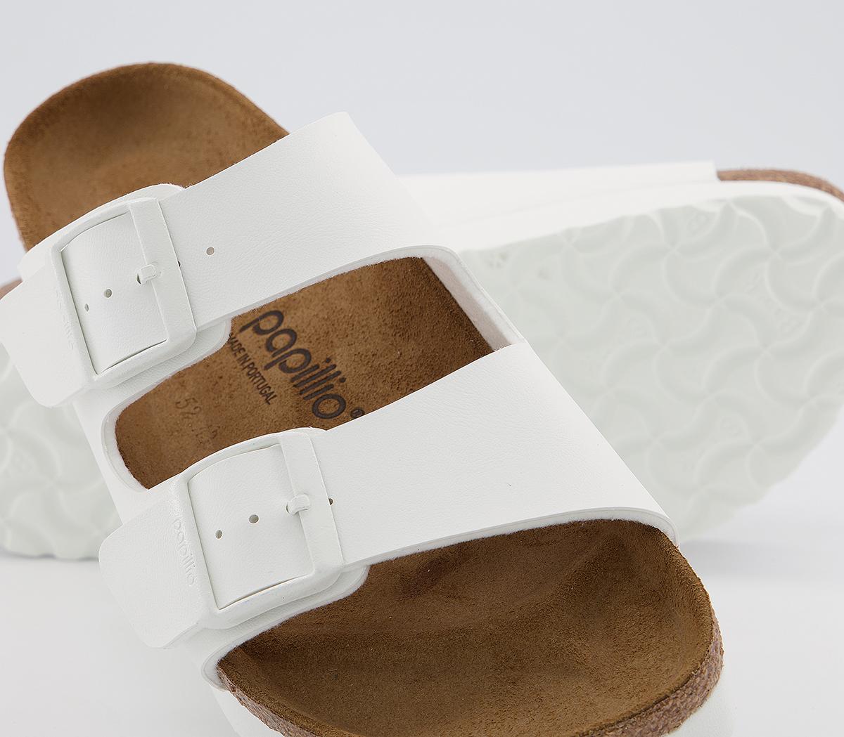 BIRKENSTOCK Papillio Arizona Platform Sandals White - Women’s Sandals