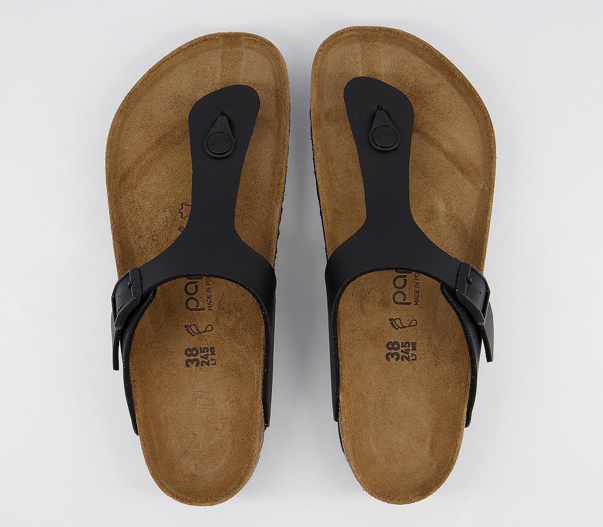 BIRKENSTOCK Papillio Gizeh Platform Sandals Black - Women’s Sandals