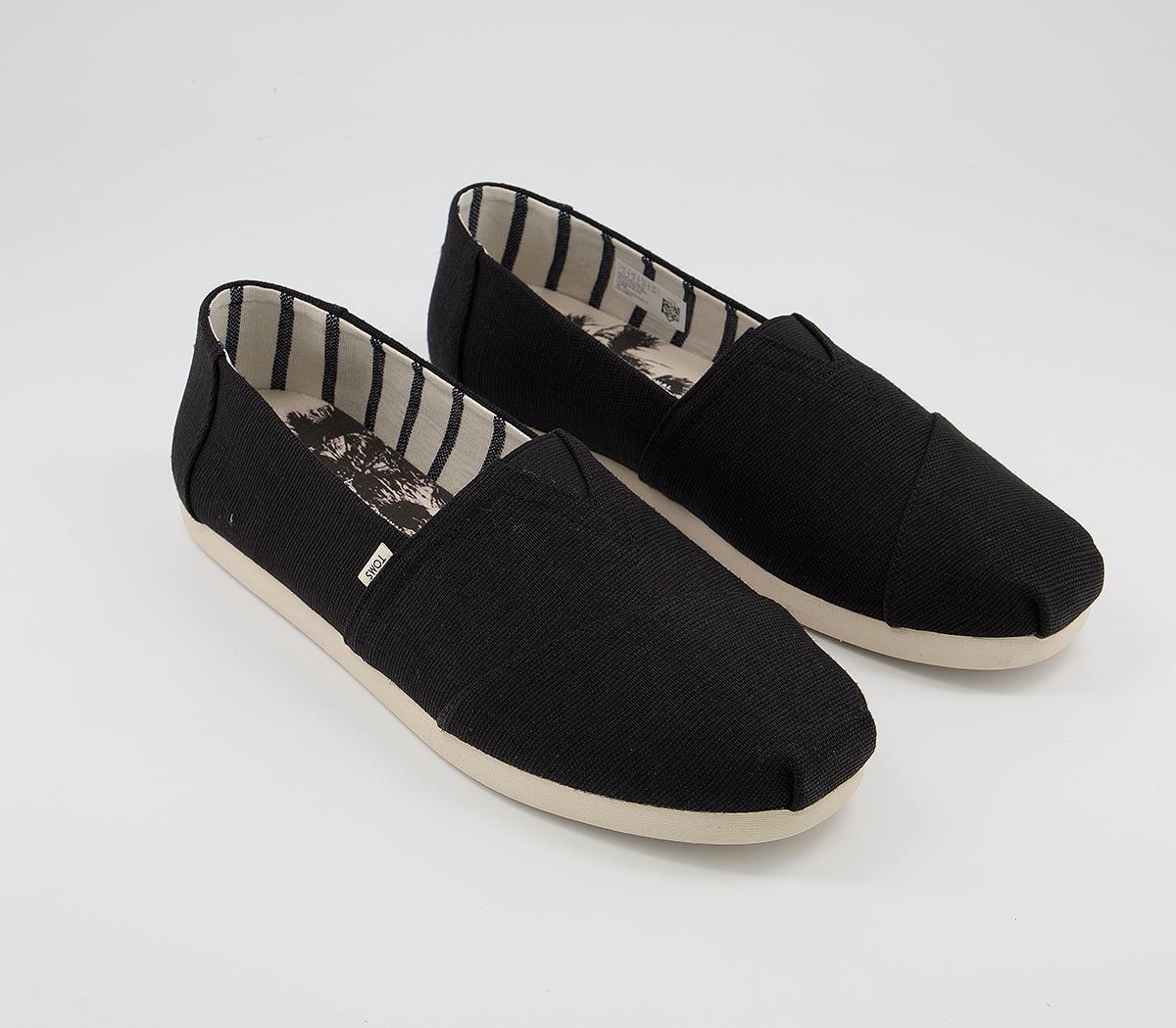 Toms Toms Classic Alpargata Black Heritage Canvas - Casual