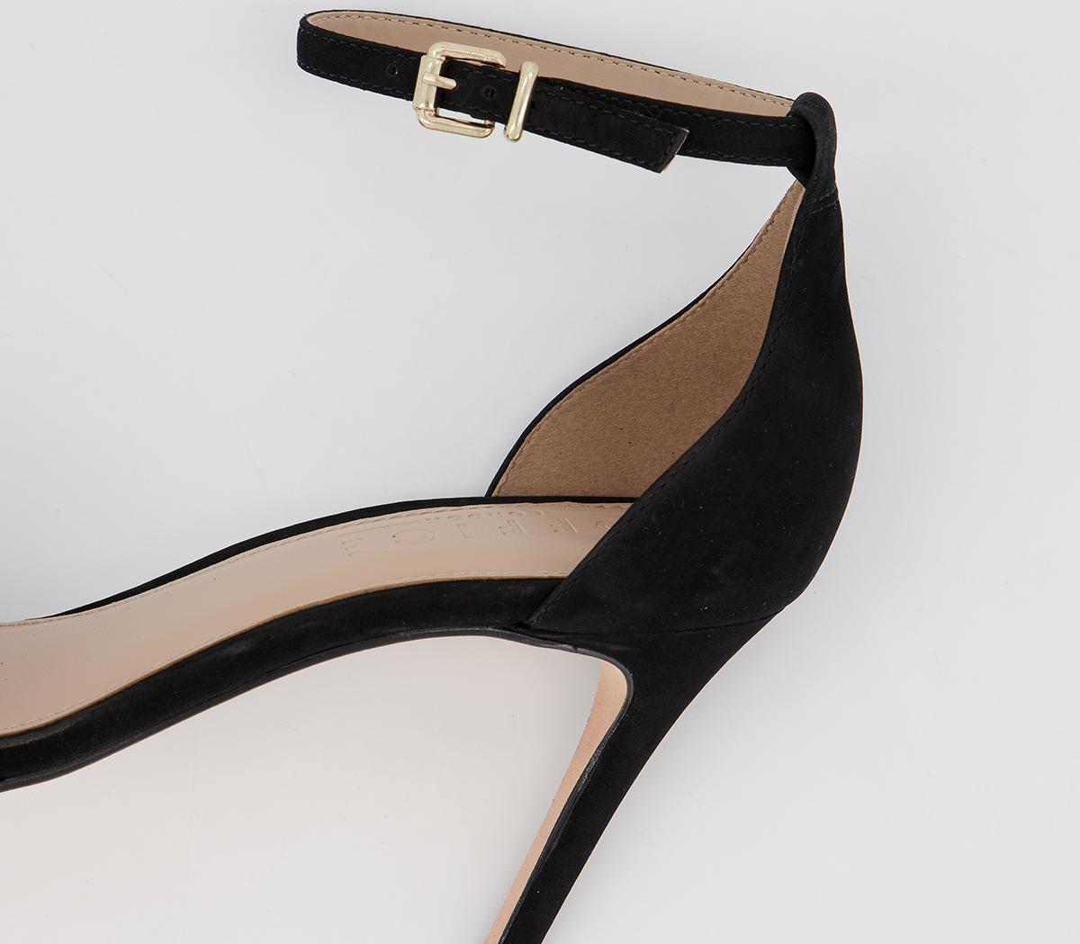 black square heel sandals