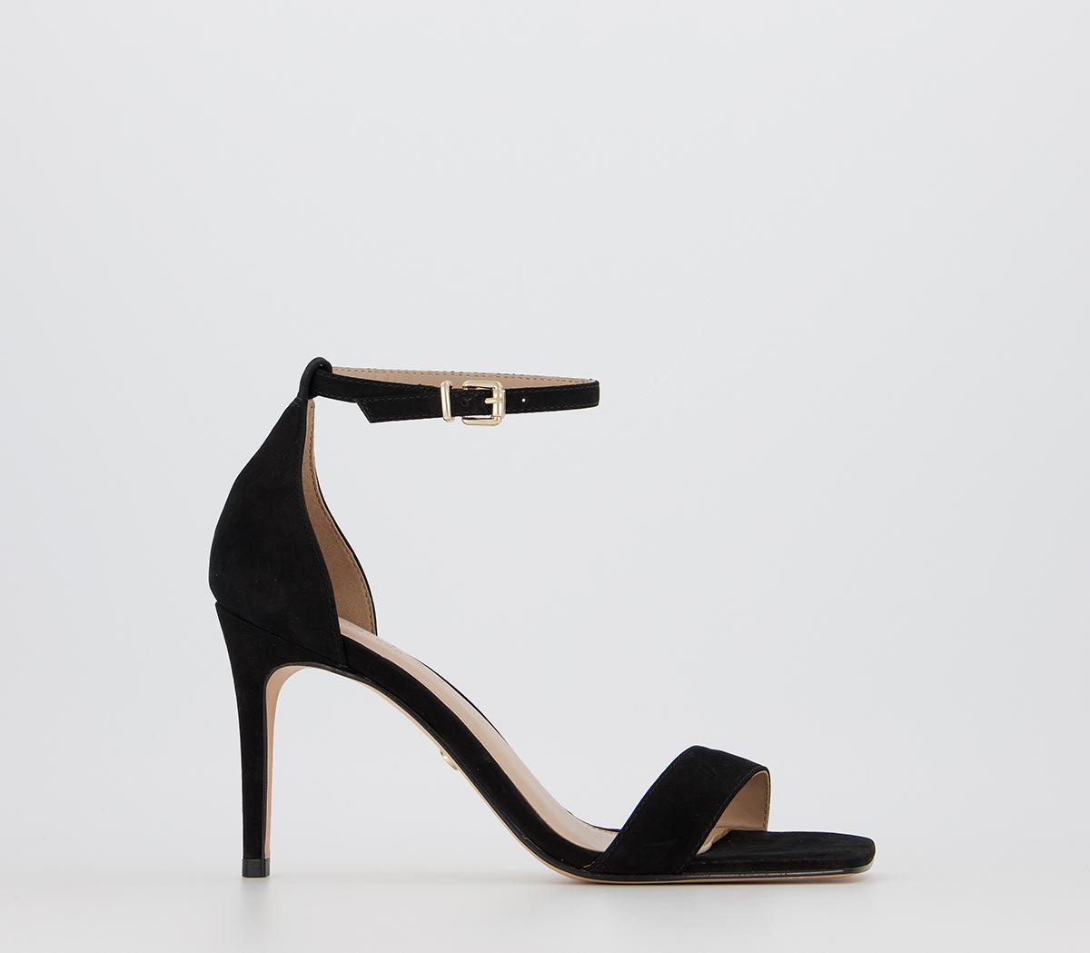 black square heel sandals