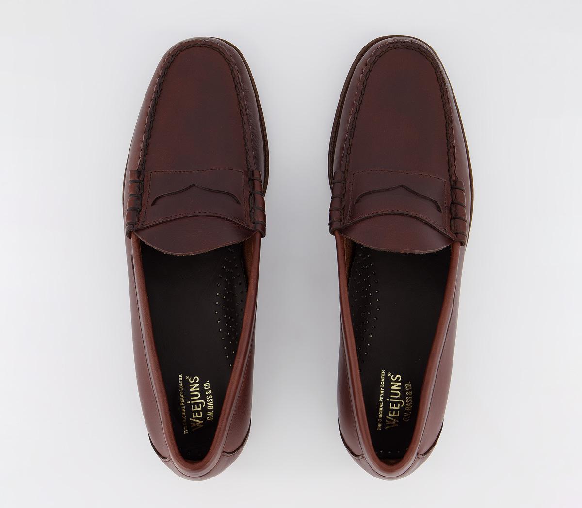 G.H Bass & Co Easy Weejuns II Larson Loafers Dark Brown - Men’s Loafers