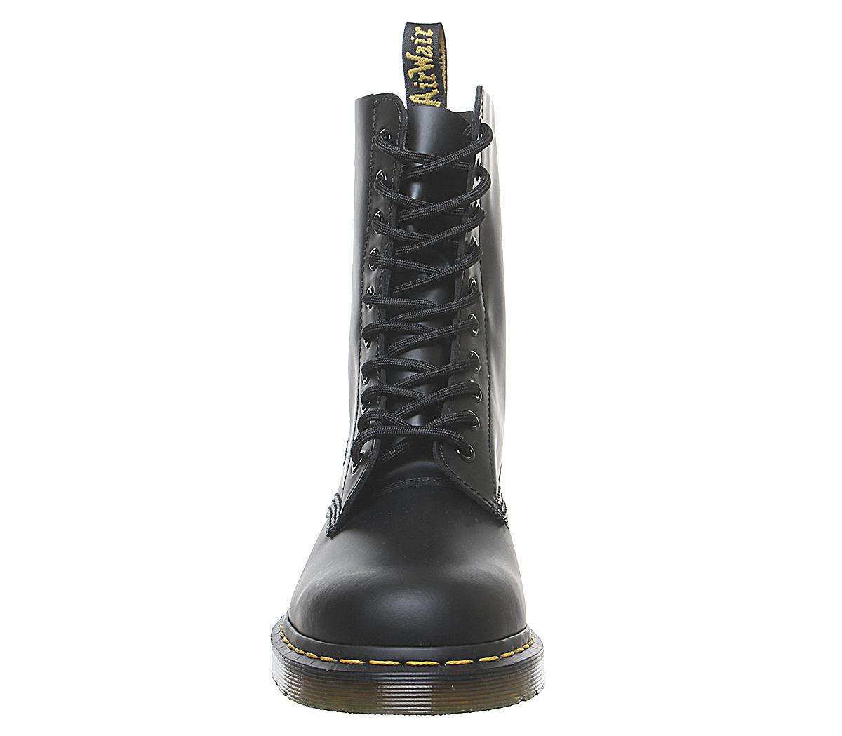 dr martens 1490 10 eye bex boots in black