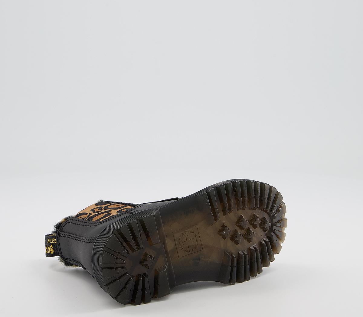dr martens leopard chelsea boots