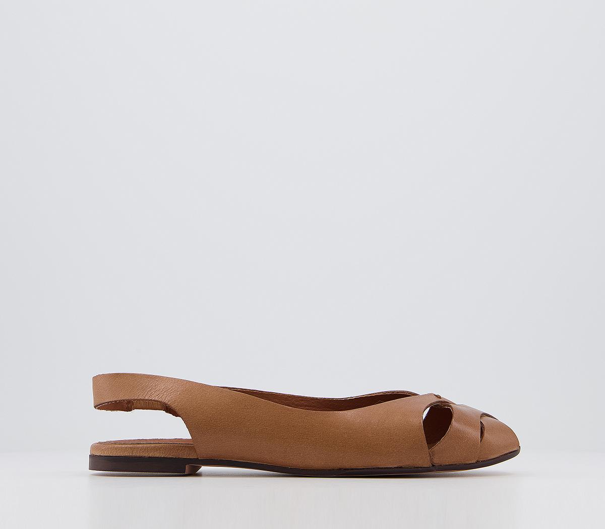 office tan flats