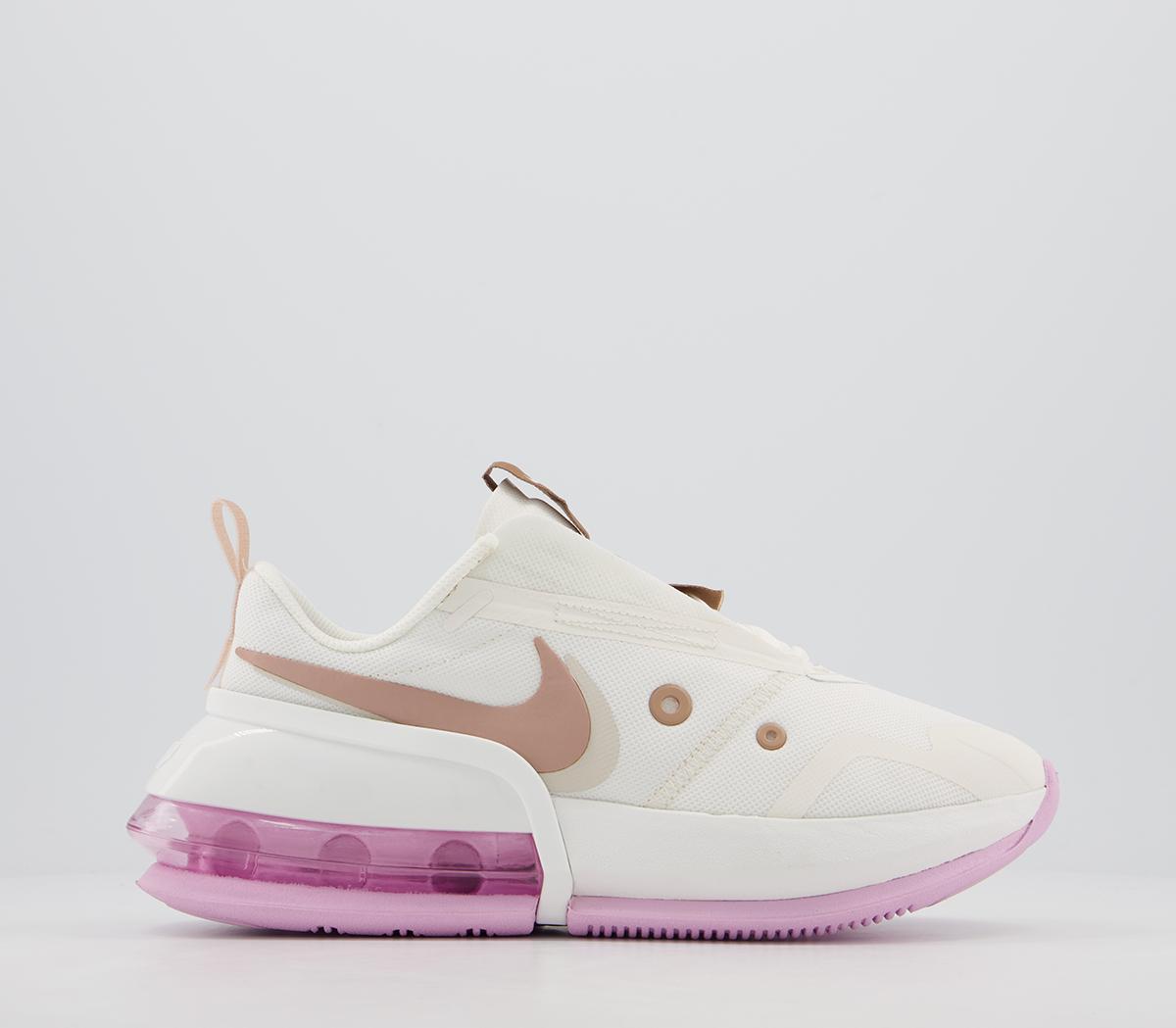 nike air max up trainers in cream and lilac