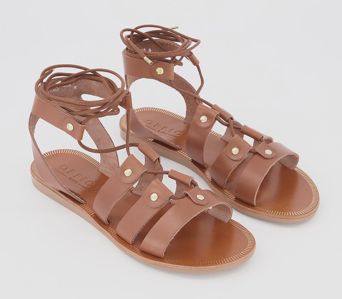 light tan gladiator sandals