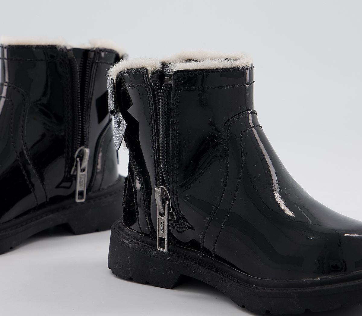 infant black ankle boots
