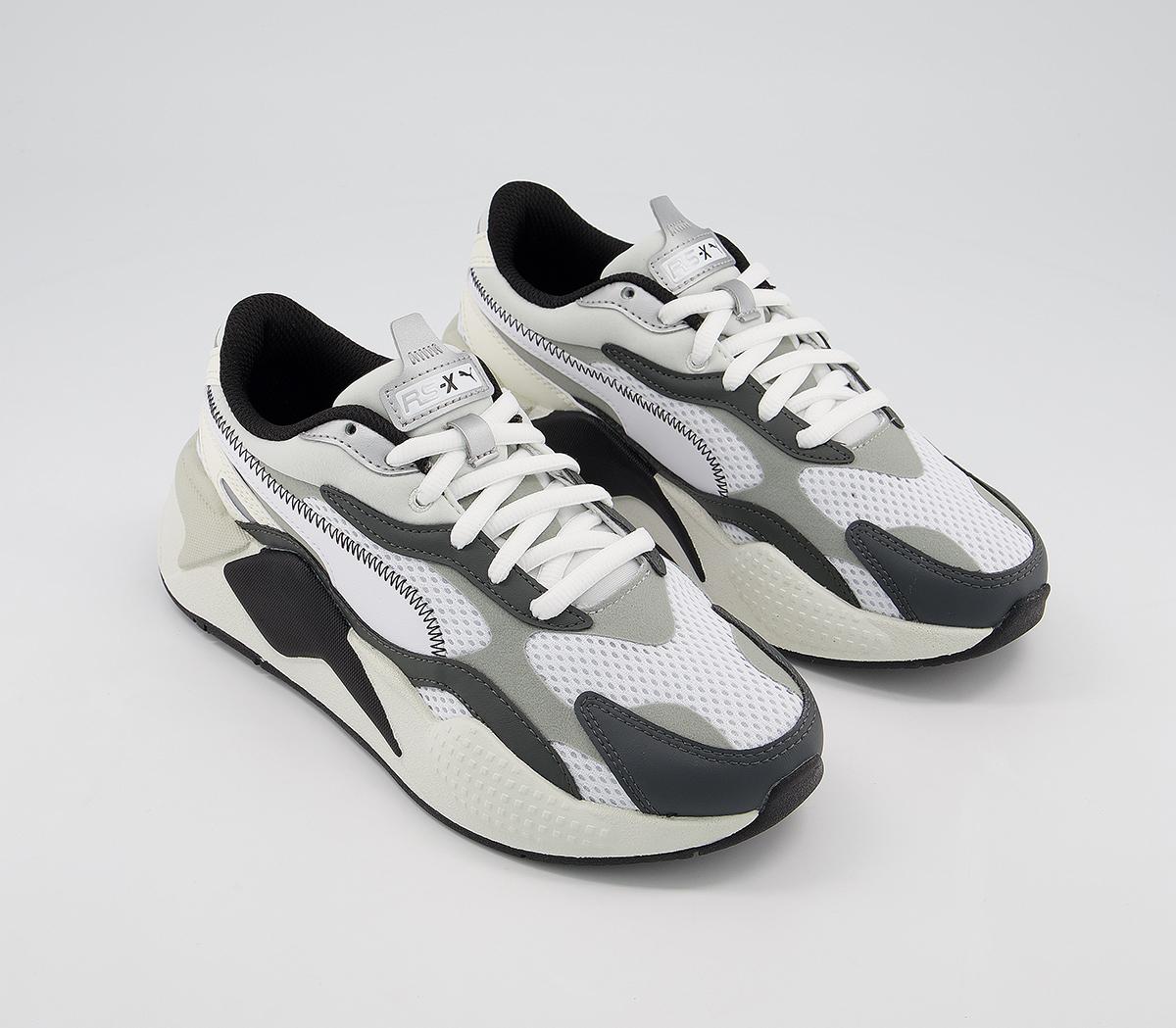 Puma Rs-x3 Millenium Trainers White Puma Black Limestone - Unisex Sports