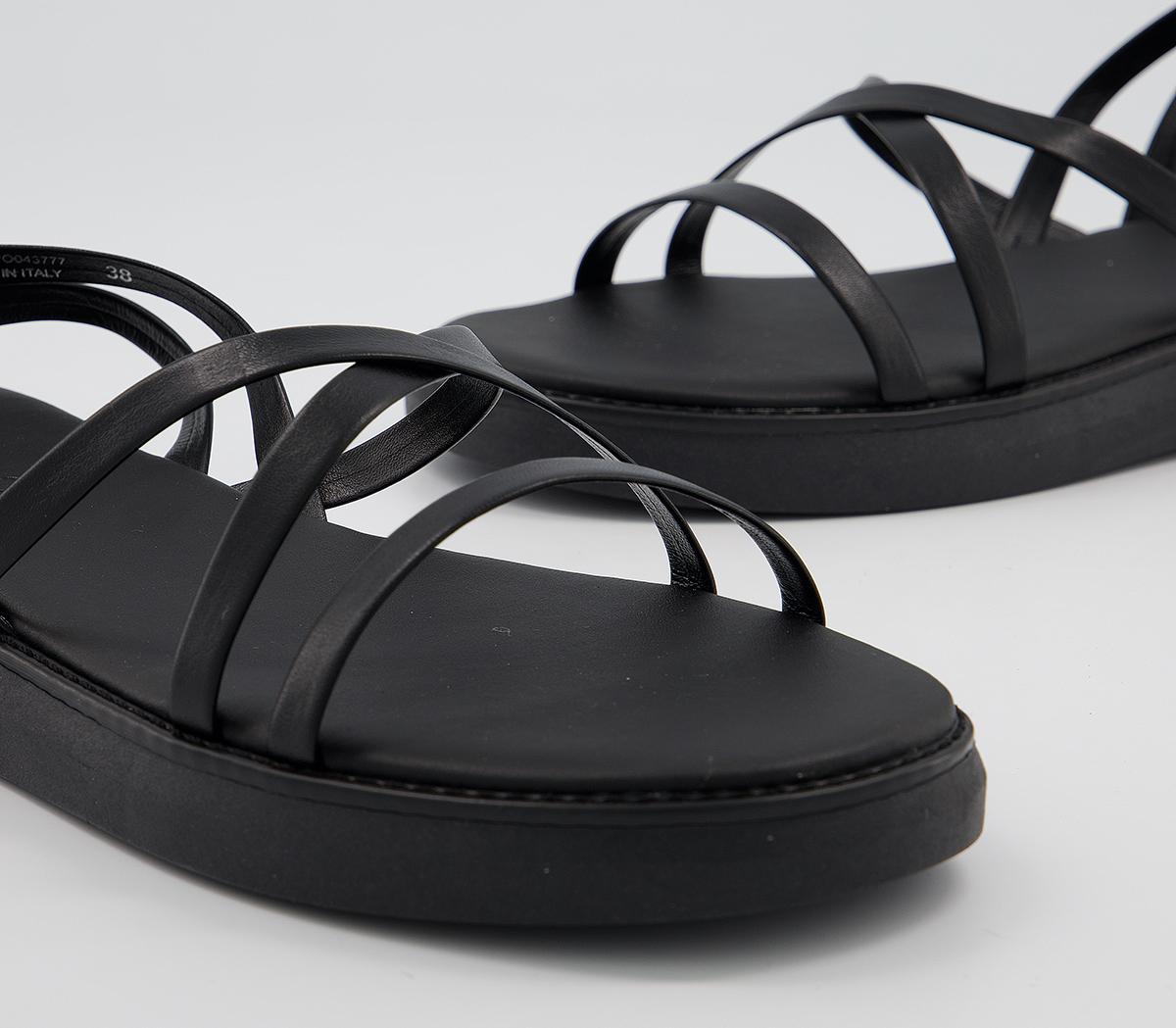 Office Slim Strappy Sandals Black - Women’s Sandals