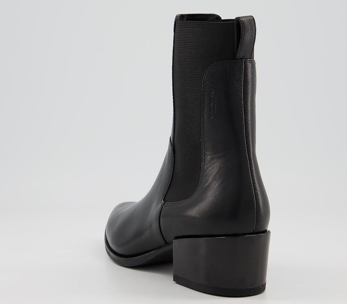 women's marja toe ankle boots in black
